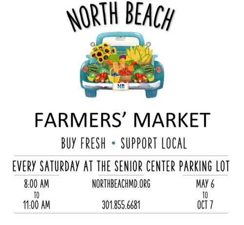 Graphic of the 2023 Farmers' Market flyer.