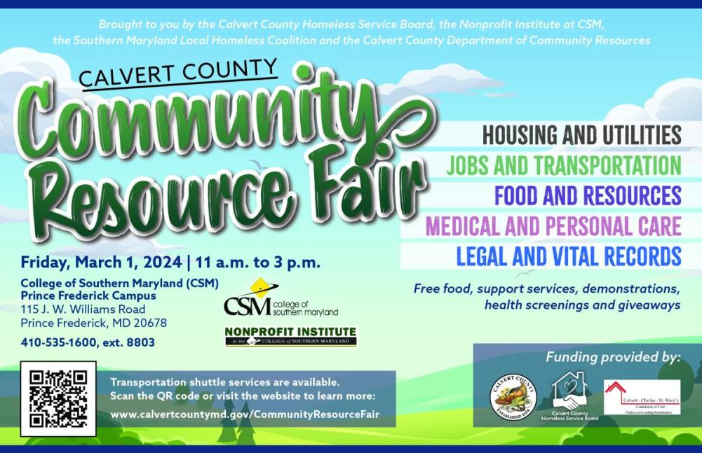 Community Resource Fair flyer.