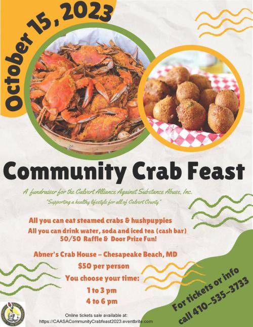 CAASA crab fest flyer.