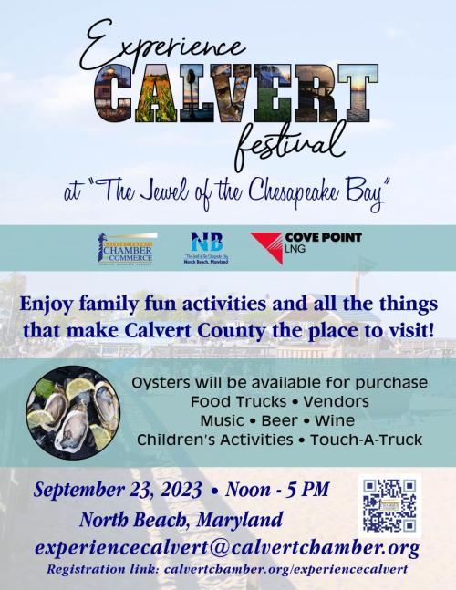 Experience Calvert event flyer.