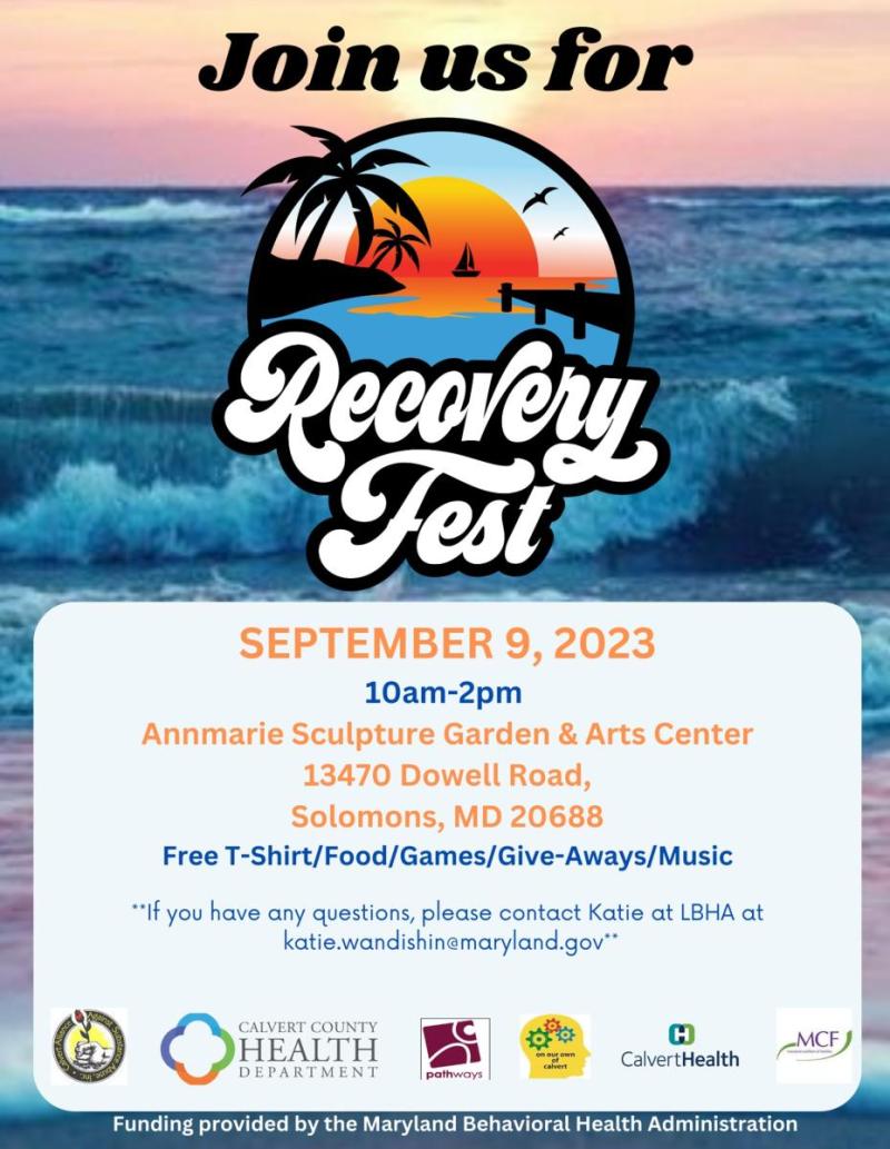 Recovery Fest flyer.