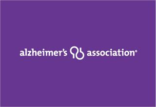 Alzheimer's Caregivers Support Group logo that is purple with white letters.