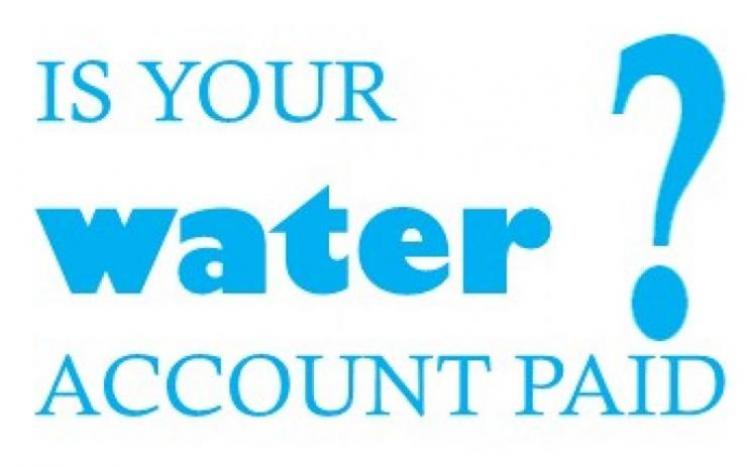 Water payment reminder