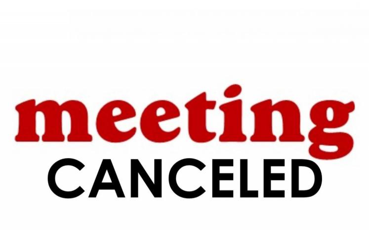 meeting canceled